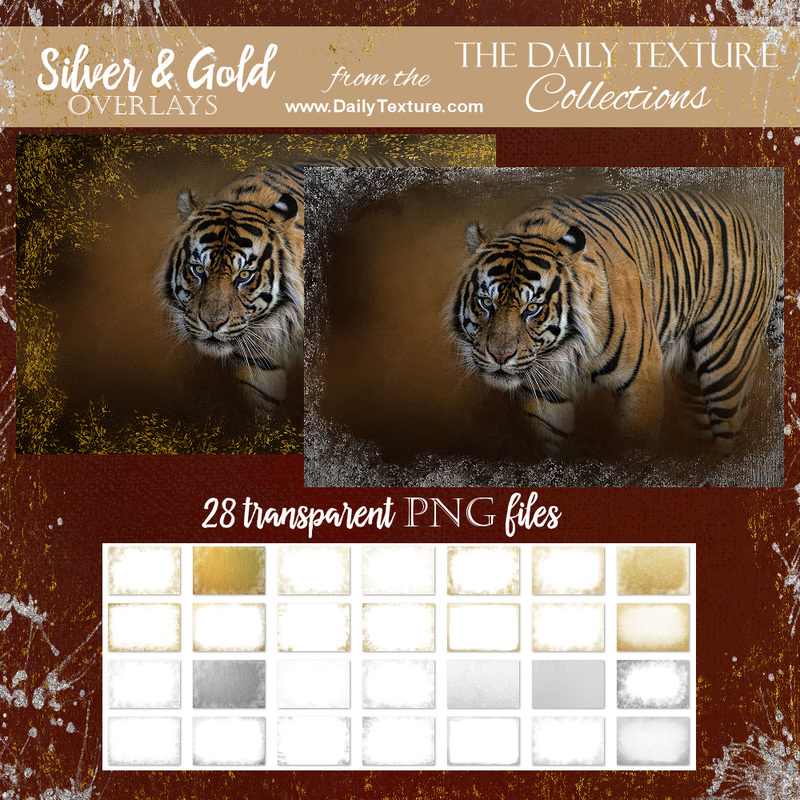 Gold and Silver Leaf Overlay Collection