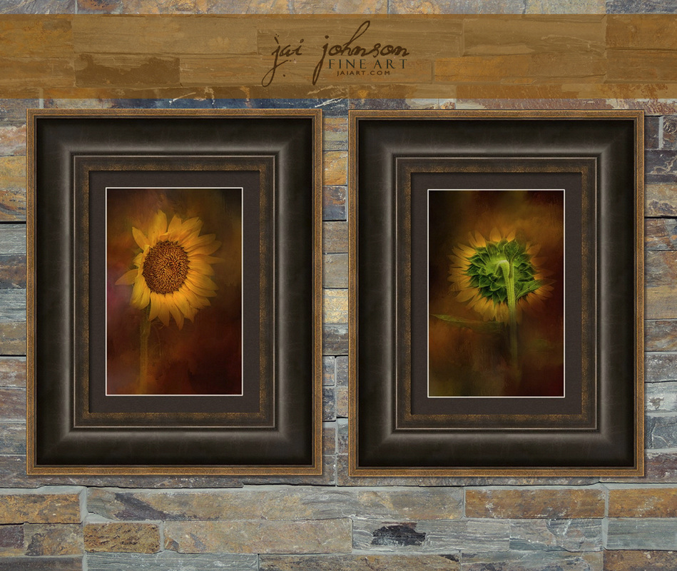 Sunflower art is availed in this floral gallery